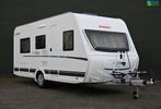 Dethleffs C'Joy 460 LE Mover Voortent Fietsdrager Enkbedden, Caravans en Kamperen, Standaardzit, Bedrijf, Ringverwarming, Dethleffs