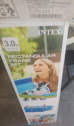 Intex zwembad (300x200x75) incl. afdekzeil, Tuin en Terras, Zwembad-toebehoren, Ophalen, Gebruikt, Afdekzeil