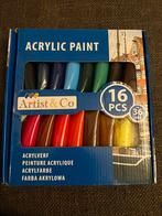 Acrylverf Set - 16 Kleuren NIEUW, Ophalen of Verzenden, Nieuw, Acrylverf