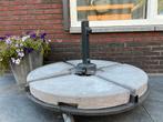 Parasolvoet met betonblokken op wielen, Tuin en Terras, Parasols, Ophalen, Gebruikt, Parasolvoet