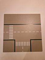 Lego Wegenplaten T-stuk Grijs 32x32 (2 stuks), Ophalen of Verzenden, Gebruikt, Losse stenen, Lego