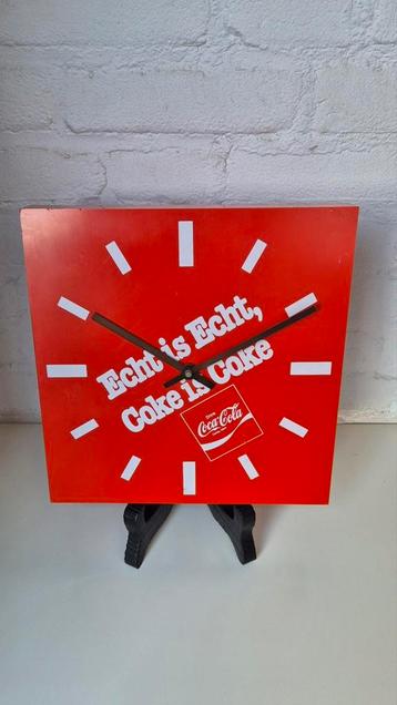 Erg coole, vintage Coca-Cola wandklok  beschikbaar voor biedingen