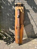 Koperen waterpomp op eikenhouten plank, Ophalen of Verzenden, Zo goed als nieuw, Handmatig