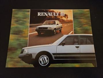 Brochure Renault 18 model 1983 Italië  beschikbaar voor biedingen