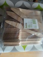 Houten wegwerp bestek lepels mes vorken, Ophalen of Verzenden, Zo goed als nieuw, Hout