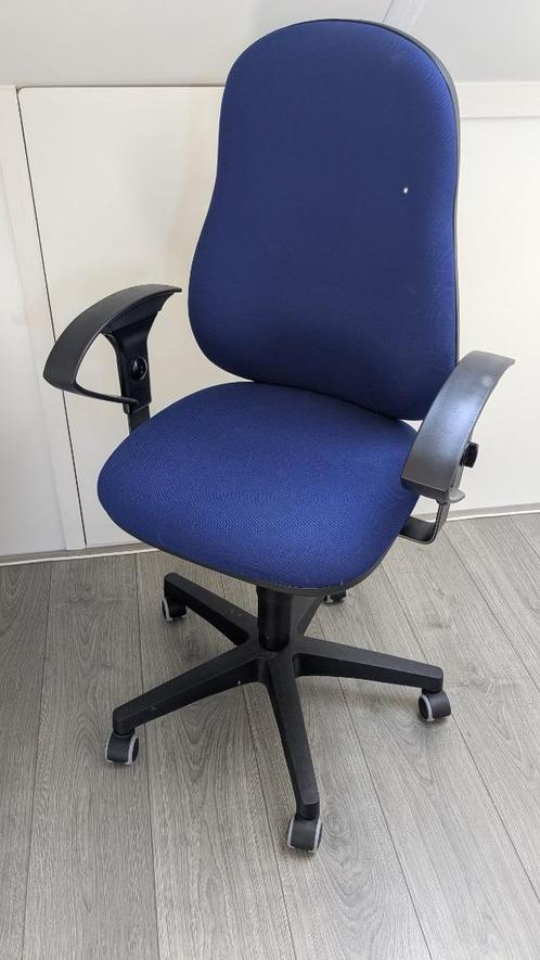 Bureaustoel Topstar Point 50, Huis en Inrichting, Bureaustoelen, Gebruikt, Bureaustoel, Blauw, Ergonomisch, Ophalen