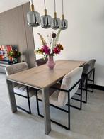 Mooie eettafel, Huis en Inrichting, Tafels | Eettafels, Zo goed als nieuw, 150 tot 200 cm, Rechthoekig, 50 tot 100 cm