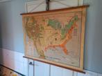 Schoolplaat amerika, jaren 50, Antiek en Kunst, Ophalen of Verzenden, Aardrijkskunde