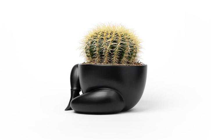 ByParra | A High Heeled Two Legged Planter, Huis en Inrichting, Woonaccessoires | Vazen, Zo goed als nieuw, Minder dan 50 cm, Ophalen of Verzenden