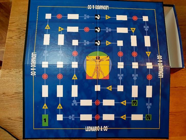 Bordspel Leonardo en co: wetenschapsquiz, vanaf 14 j, Hobby en Vrije tijd, Gezelschapsspellen | Bordspellen, Zo goed als nieuw