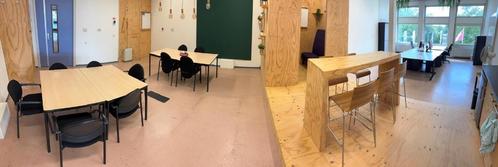 Volledige kantoorinrichting met bureau's, tafels en stoelen, Zakelijke goederen, Kantoor en Winkelinrichting | Kantoormeubilair en Inrichting