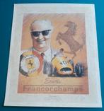 Ferrari poster - Ecurie Francorchamps Print, Antiek en Kunst, Ophalen