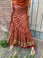 Prachtige zwierige zijden rok Mamma Nomad, Kleding | Dames, Maat 42/44 (L), Nieuw, Ophalen of Verzenden, Rood