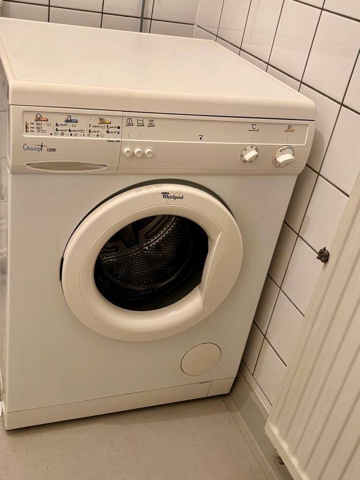 Whirlpool Wasmachine, Witgoed en Apparatuur, Wasmachines, Gebruikt, Voorlader, 6 tot 8 kg, 85 tot 90 cm, 1200 tot 1600 toeren