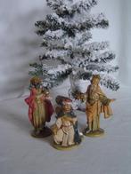 3 koningen kerstbeeldjes kerststal Italy, Diversen, Kerst, Ophalen of Verzenden, Gebruikt