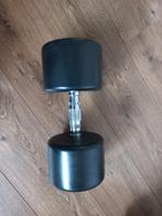 Te koop: Compacte rubberen dumbell, 27,5 kg, Sport en Fitness, Ophalen of Verzenden, Dumbbell