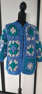 Dames granny vest, Kleding | Dames, Truien en Vesten, Blauw, Maat 42/44 (L), Nieuw, Ophalen of Verzenden