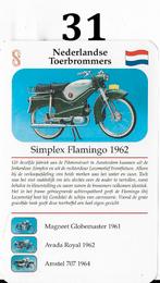 Verzamelkaartje 31 bromfiets simplex flamingo ( 1962 ), Ophalen of Verzenden, Zo goed als nieuw, Auto's