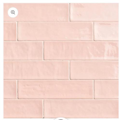 Wand tegels 2 m2 natticer zellige rose nieuw wandtegel, Doe-het-zelf en Verbouw, Tegels, Nieuw, Wandtegels, Keramiek, Minder dan 20 cm