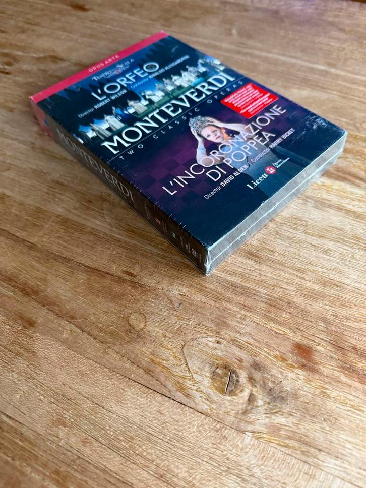 Monteverdi - Twee Klassieke Opera's DVD Boxset, Cd's en Dvd's, Dvd's | Muziek en Concerten, Nieuw in verpakking, Boxset, Verzenden