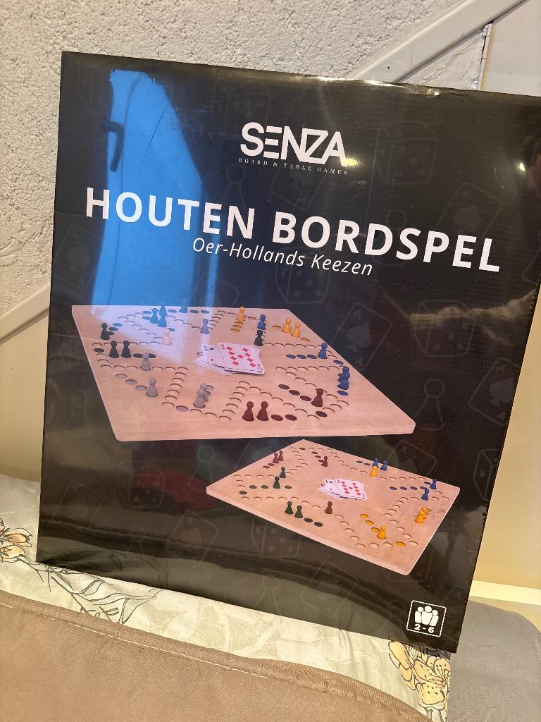 Houten bordspel, Vijf spelers of meer, Ophalen, Nieuw, Senza