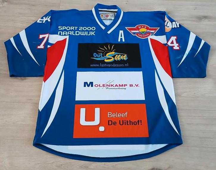 HYS Den Haag #74 Britstra, Sport en Fitness, IJshockey, Gebruikt, Kleding, Ophalen of Verzenden