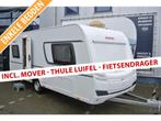 Dethleffs Camper 510 ER MOVER-LUIFEL-FIETSENDRGR, Caravans en Kamperen, Caravans, Rondzit, Bedrijf, Schokbreker, Overige typen