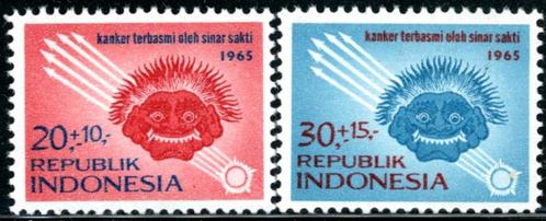 Indonesie serie 487-88-pf - Kankerbestrijding, Postzegels en Munten, Postzegels | Azië, Postfris, Zuidoost-Azië, Ophalen of Verzenden