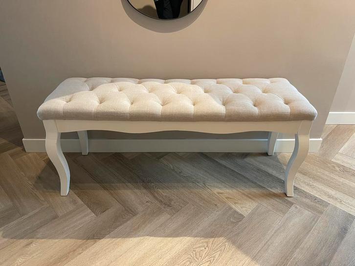 Halbank/voetenbank/gangbank 110x48cm in zeer goeie staat!, Huis en Inrichting, Banken | Voetenbanken en Poefen, Zo goed als nieuw