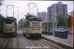 h1066: dia van HTM PCC's 1228 en 1239, Den Haag, '80s, Ophalen of Verzenden, Gebruikt, Tram, Overige typen