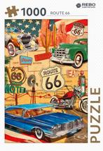 Legpuzzel nieuw 1000 Rebo nieuw Route 66, Ophalen, 500 t/m 1500 stukjes, Nieuw, Legpuzzel