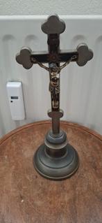 staand kruis met corpus, Verzamelen, Religie, Ophalen of Verzenden, Gebruikt, Beeld(je), Christendom | Katholiek