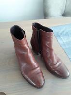 Enkellaarzen bruin Paul green leer zgan 39, Kleding | Dames, Schoenen, Ophalen of Verzenden, Zo goed als nieuw, Bruin