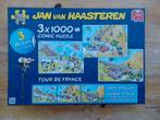 Jan van Haasteren 3x1000 Drieluik Tour de France Puzzel, Hobby en Vrije tijd, Denksport en Puzzels, Ophalen of Verzenden, Meer dan 1500 stukjes