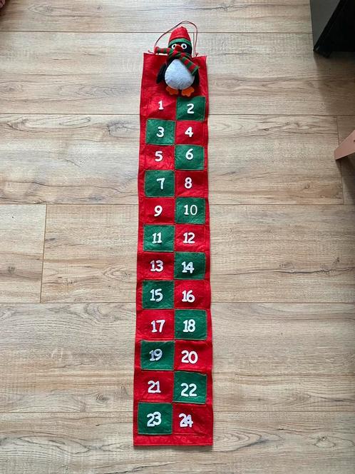 Hangende Vilten Adventskalender, Kerstvilt Adventskalender, Diversen, Kerst, Zo goed als nieuw, Ophalen of Verzenden