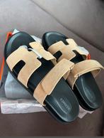Hermes slippers, Ophalen of Verzenden, Nieuw, Zwart