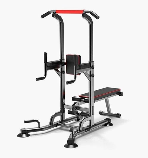 Multifunctioneel Krachtstation, Sport en Fitness, Fitnessmaterialen, Zo goed als nieuw, Oprekstang, Borst, Rug, Ophalen of Verzenden