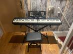 Roland FP-10 + Standaard & Pianostoel, Muziek en Instrumenten, Piano's, Zwart, Digitaal, Ophalen of Verzenden, Zo goed als nieuw