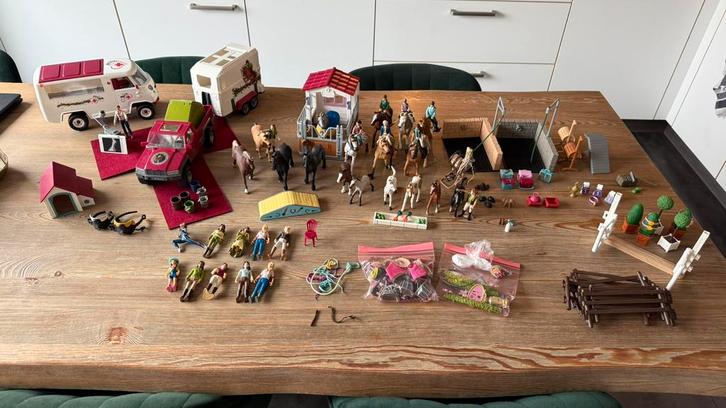 Schleich verzameling, Verzamelen, Speelgoed, Zo goed als nieuw, Ophalen