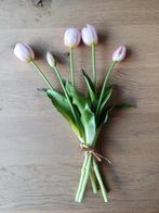 Te koop: Mooie real touch tulpen - ROZE  Lengte 35 cm, Ophalen of Verzenden, Gebruikt, Binnen
