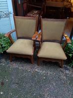 retro, klassieke stoelen 4 maal, Huis en Inrichting, Ophalen, Gebruikt, Overige kleuren, Vier