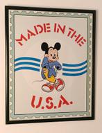 Vintage Mickey Mouse Poster - 1986!, Gebruikt, Ophalen of Verzenden, Foto of Poster, 50 tot 75 cm