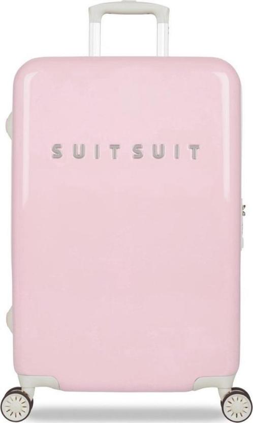 ✅NIEUW✅ SUITSUIT Fabulous Fifties koffer 55 cm Pink Dust, Sieraden, Tassen en Uiterlijk, Koffers, Nieuw, Hard kunststof, Slot