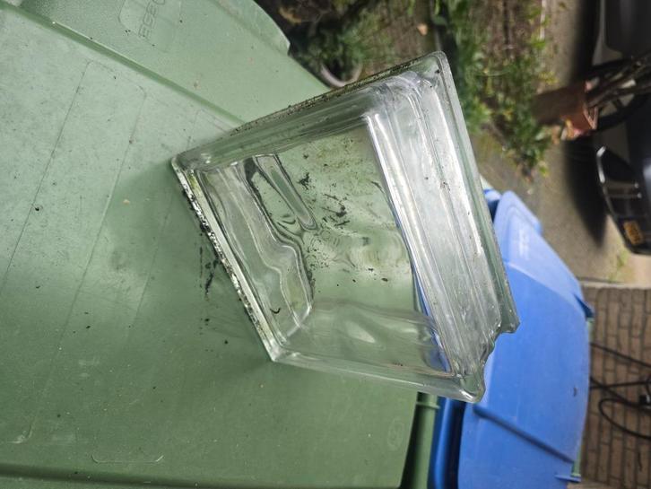 Glasblokken 38 stuks, Doe-het-zelf en Verbouw, Tegels, Gebruikt, Vloertegels, Overige materialen, Minder dan 20 cm, Minder dan 20 cm