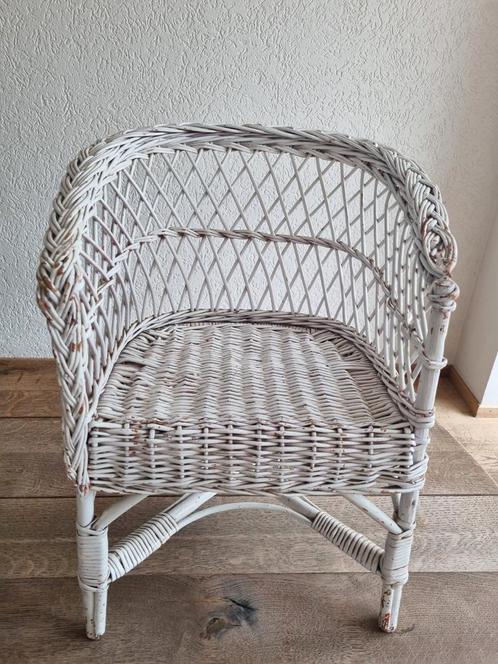 Rotan stoeltje, Kinderen en Baby's, Kinderkamer | Tafels en Stoelen, Gebruikt, Stoel(en), Ophalen
