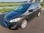Mazda 5 2.0 GT-M 110KW 2e eigenaar 2011 Zwart, Auto's, Stof, 74 €/maand, Zwart, 7 stoelen