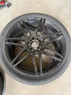 AMG Velgen 19 inch met Winterbanden, Auto-onderdelen, Banden en Velgen, 19 inch, Gebruikt, 255 mm, Banden en Velgen