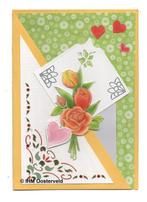 3D Kaart Hobbydots 4 Bloemen, Ophalen of Verzenden, Nieuw, Overige thema's