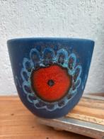 Prachtige vintage bloempot. W-Germany. Retro keramiek, Ophalen of Verzenden