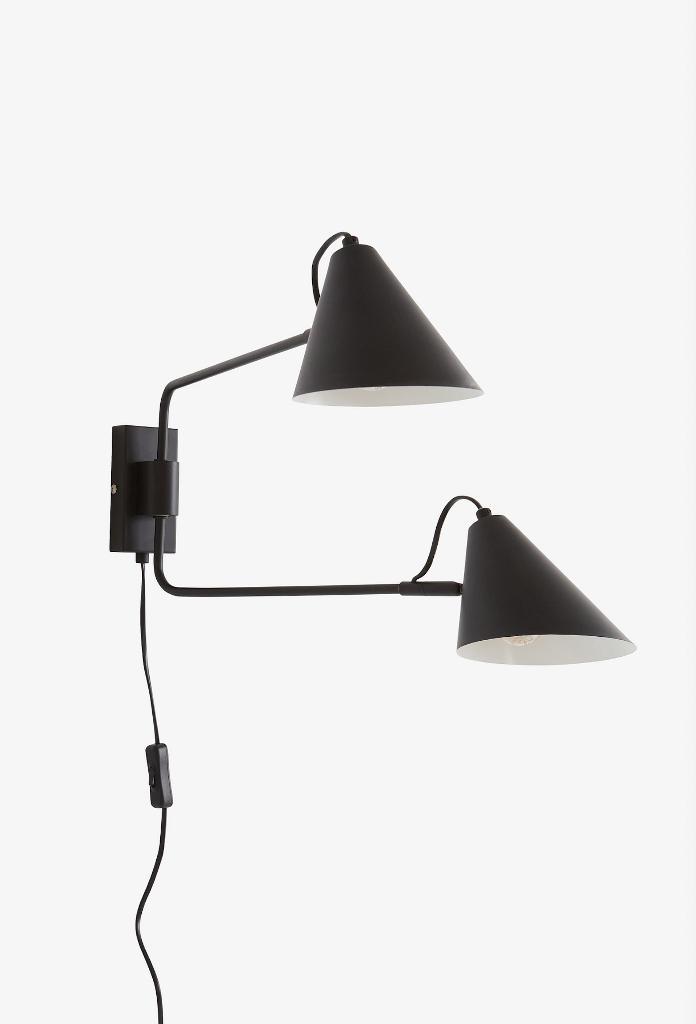 Wandlamp 'Deux', Huis en Inrichting, Lampen | Wandlampen, Nieuw, Metaal, Ophalen of Verzenden